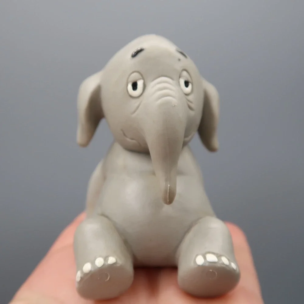 Vintage Schleich Wendelin Elephant Figurine Loriot 70s‎ German Cartoon Rare Toy